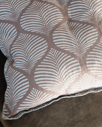 Zebra Leaf Pillow