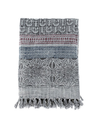 Fiona Block Print Throw