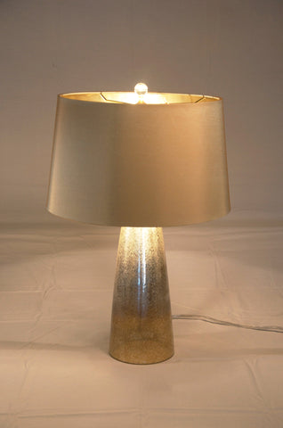 Leopard Silveria Tapered Lamp with Shade