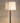 Ebony Wood Table Lamp with Linen Shade