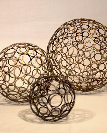 Decorative Wire Ball in Antique Bronze