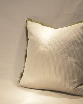 Green on Green Throw Pillow, Custom Design