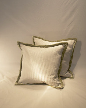 Green on Green Throw Pillow, Custom Design