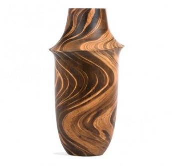 Variegated Wooden Flask
