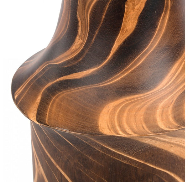 Variegated Wooden Flask