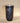 Black/Blue Mercury Glass Vase with Star Emblem