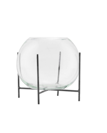 Glass Terrarium / Vase with Stand