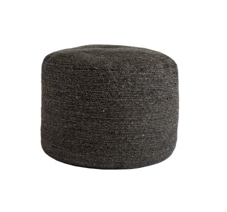 Natural Woven Jute Pouf