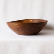 Rosewood Bowl with Brass Detailing